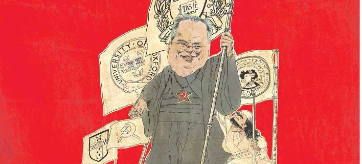 Ο εκδότης Μανώλης Βασιλάκης σχολιάζει αν ο Νίκος Κοτζιάς είναι συγγενής με τον Παλαιών Πατρών Γερμανό!